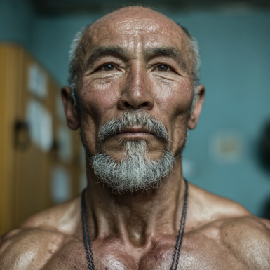 Счастливые пожилые люди после тренировки